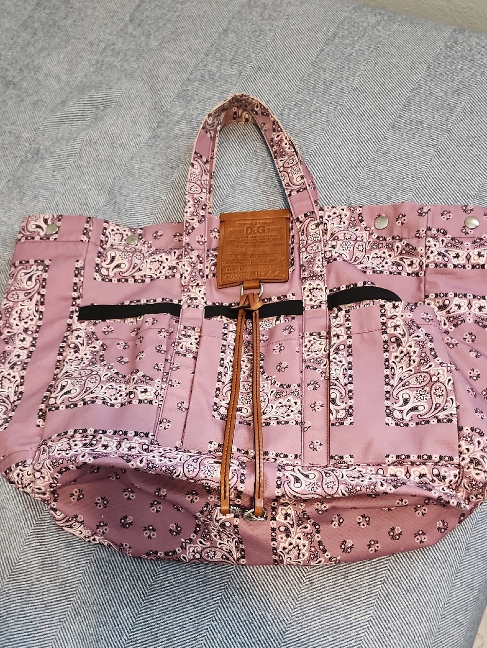 Dolce & Gabbana Tanya Bag Pink Paisley
